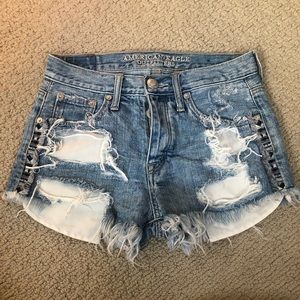 American Engle vintage high rise festival shorts
